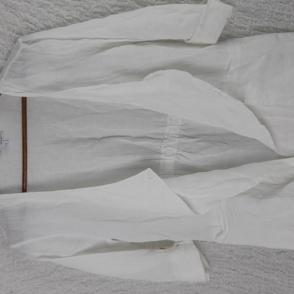 Vanessa Zani Trench Cardigan Small White